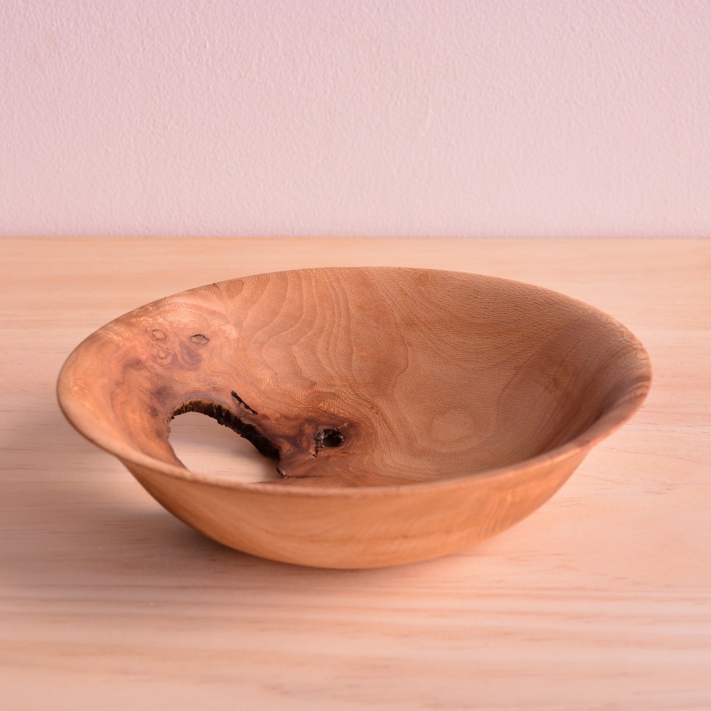Rustic English Plane Bowl with Organic Design