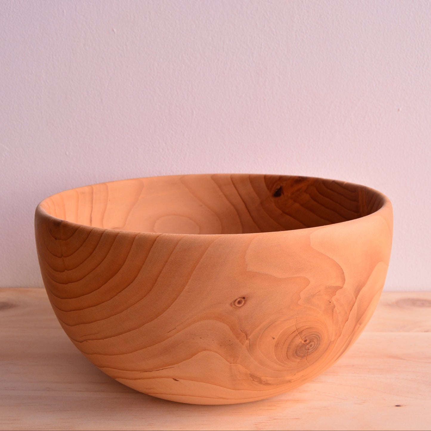 Elegant Cedar Wood Bowl