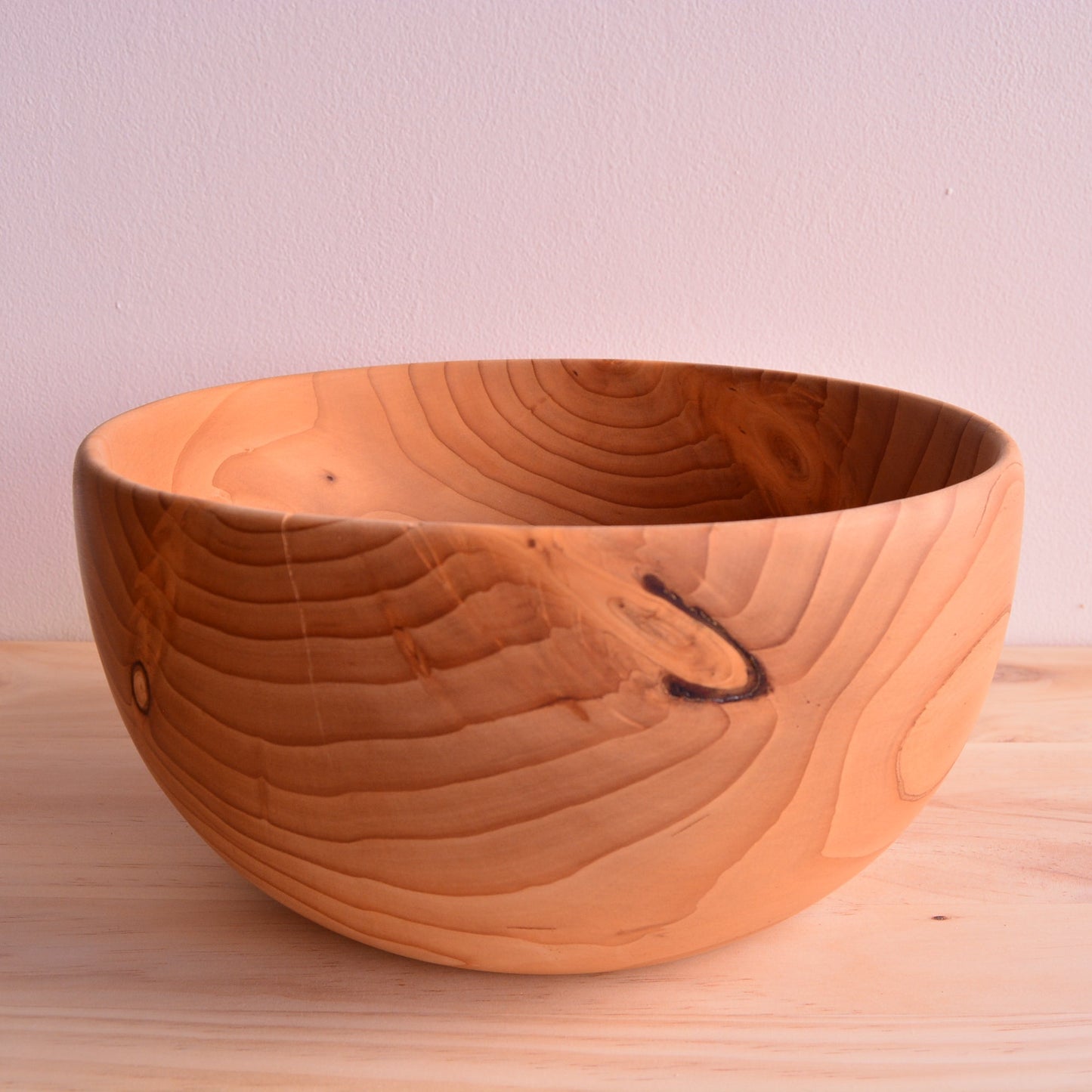 Elegant Cedar Wood Bowl