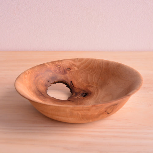 Rustic English Plane Bowl with Organic Design
