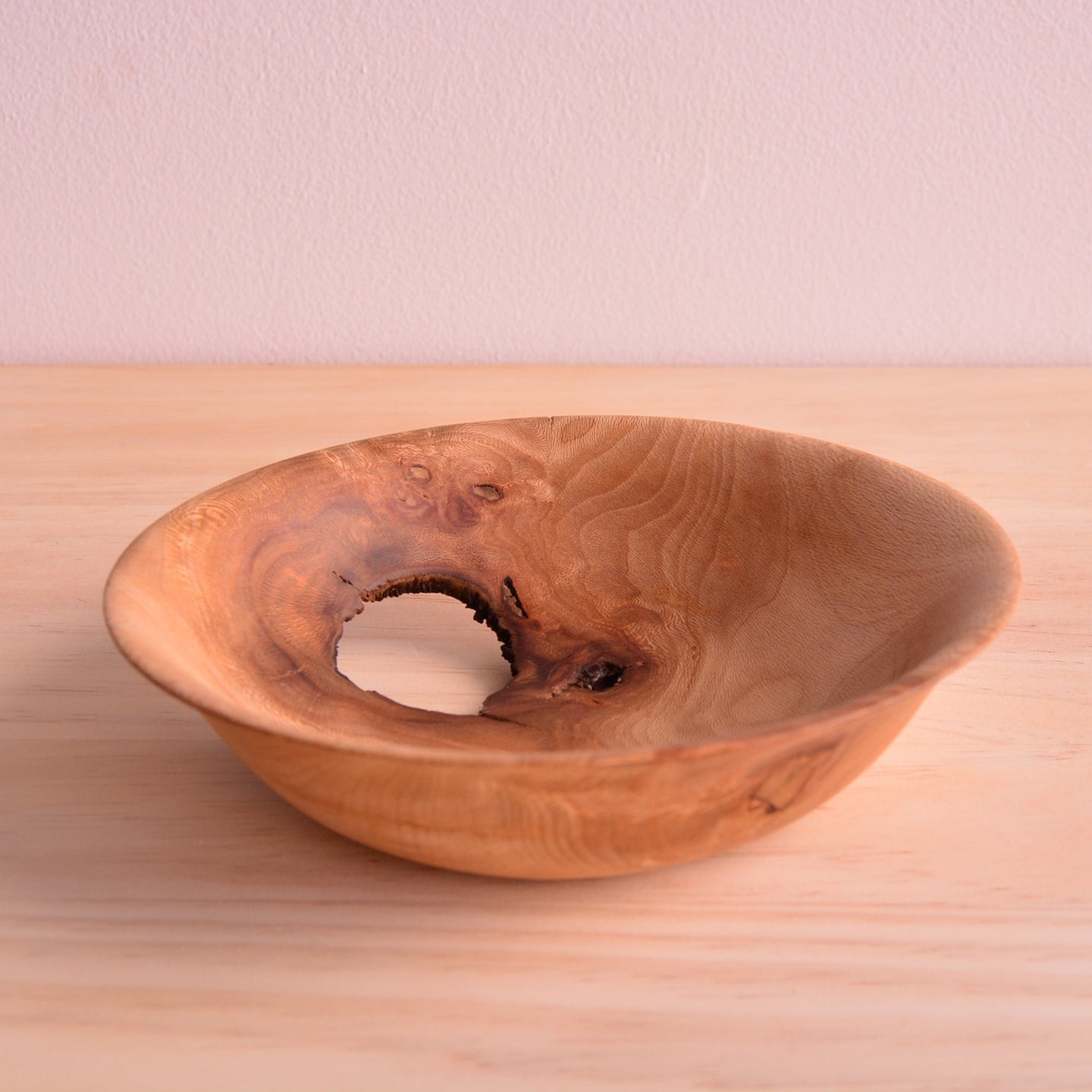 Rustic English Plane Bowl with Organic Design
