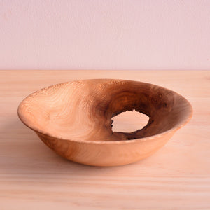 Rustic English Plane Bowl with Organic Design