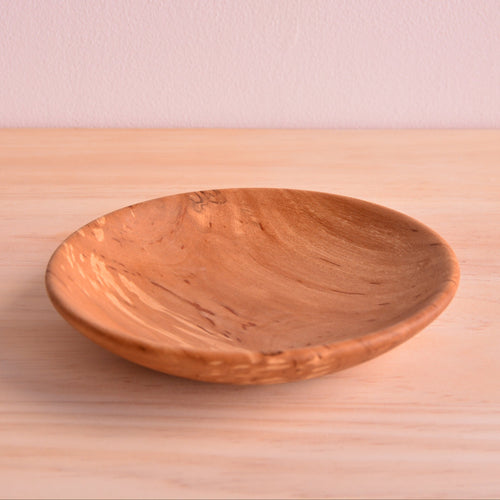 Small Alder Wood Dish with Spalting