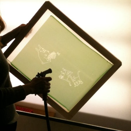 Silkscreen class - 2 hours 30 minutes - expose your own screen (minimum 2 people per class)