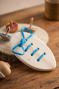 Wood shoe