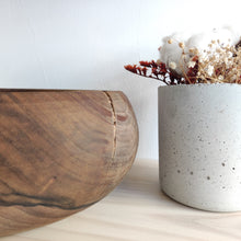 Load image into Gallery viewer, Rustic walnut fruit bowl